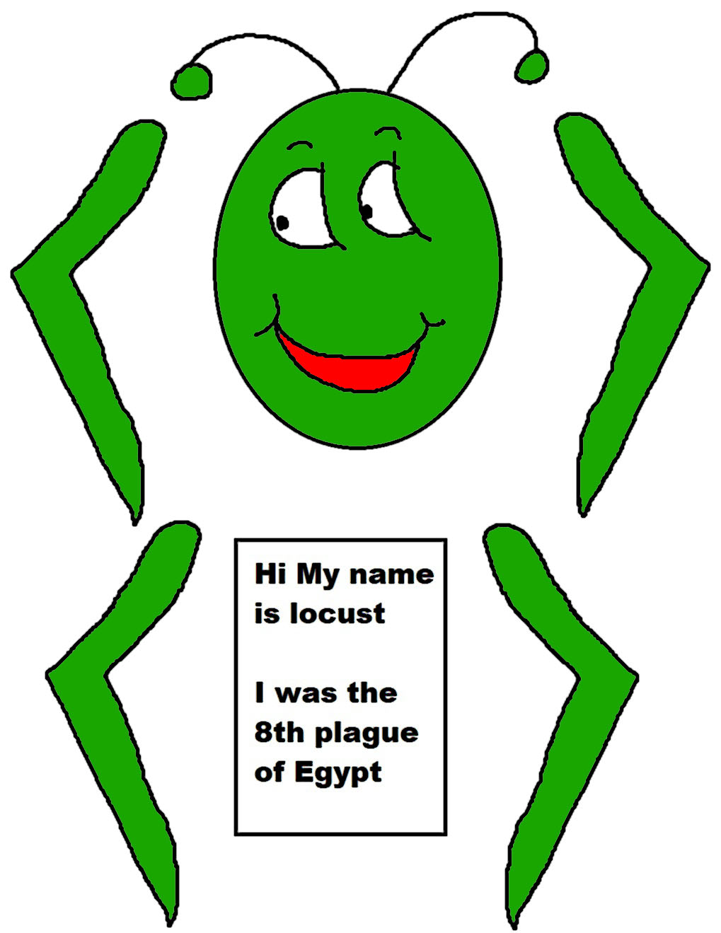 The 10 Plagues of Egypt Locust Craft